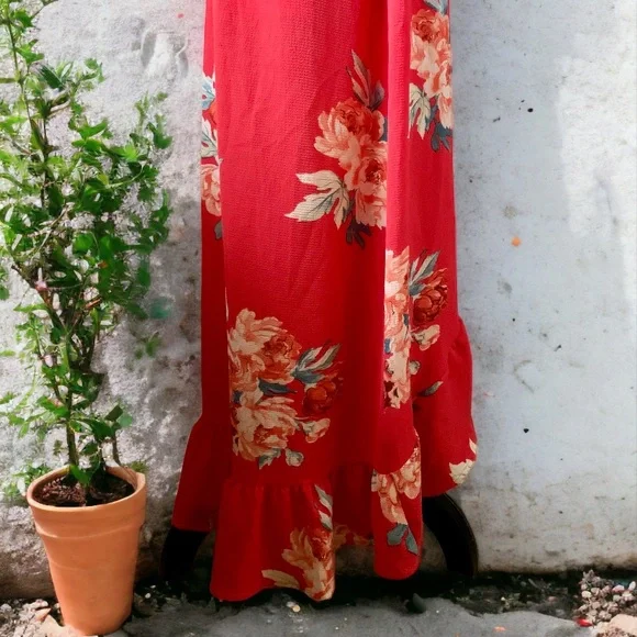 Mimi Chica Off the Shoulder Maxi Dress By Nordstrom 
Size XL - Picture 3 of 12